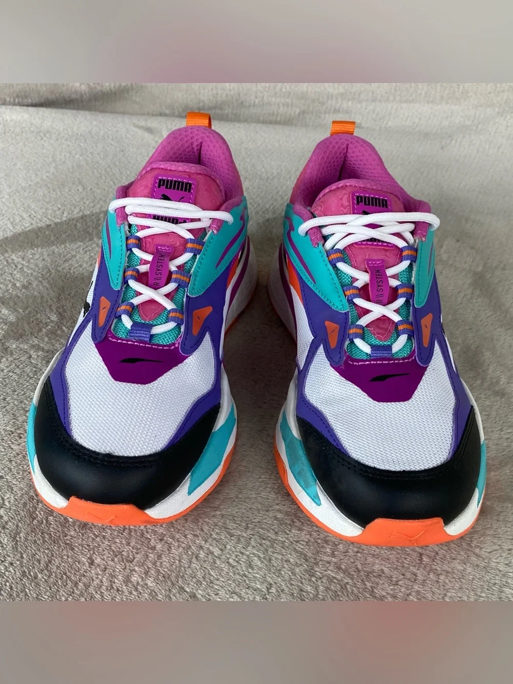 Puma RS Fast Hypnotize Womens Size 10 Pink White Running Shoes Athletic NEW